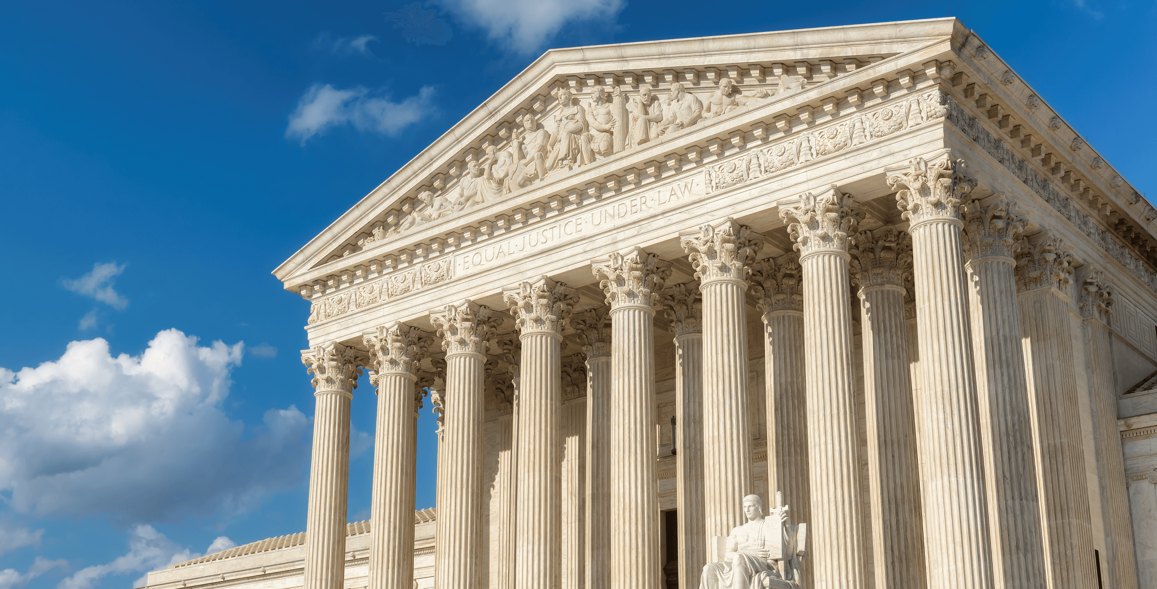 Classical courthouse columns